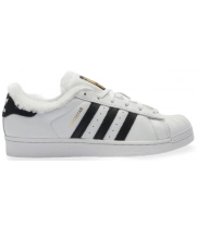 Зимние кроссовки Adidas Superstar белые